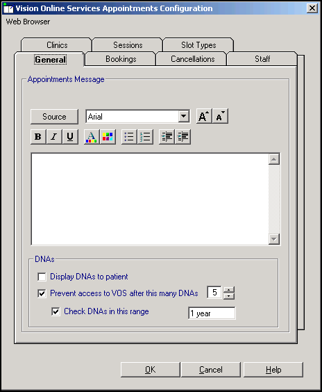 MT - CP - FM - Online - Appointments - Configure