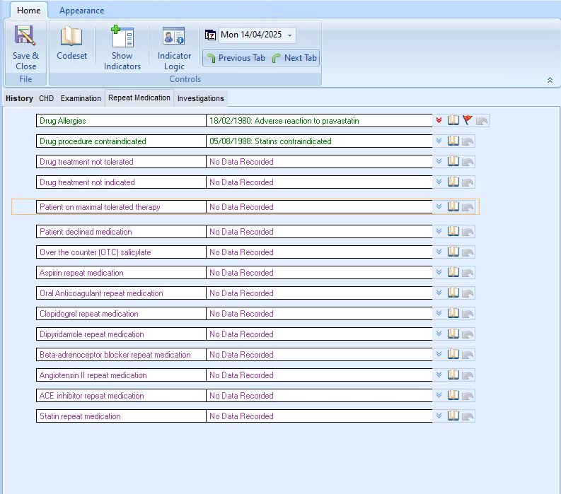 Coronary Heart Disease Management-Tab-3